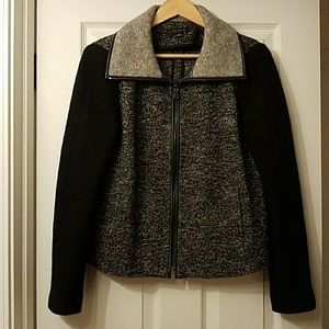 Ann Taylor Boucle Zip Jacket
